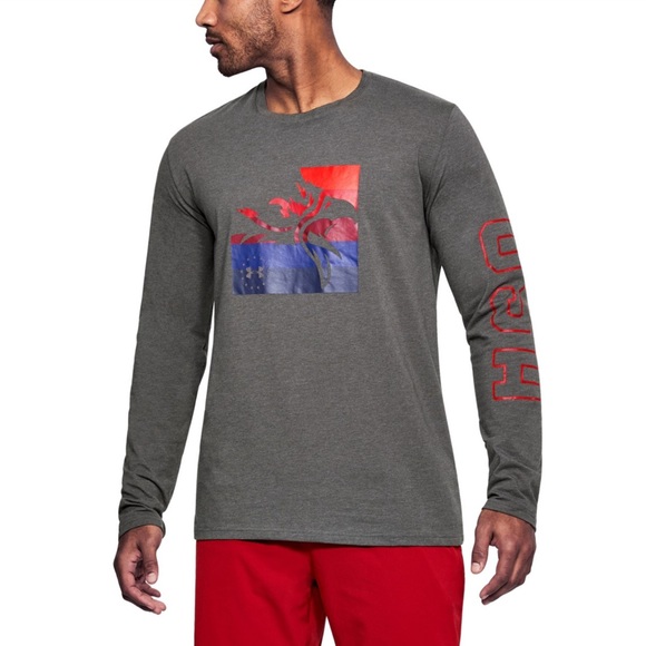 Under Armour Other - UNDER ARMOUR MENS FREEDOM EAGLE LONG-SLEEVES SHIRT